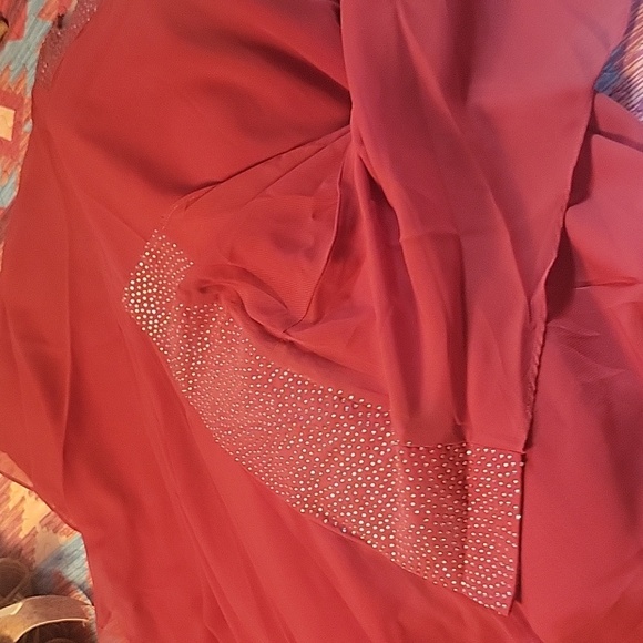 3 pc Chiffon Formal Pant Suit - Picture 4 of 8